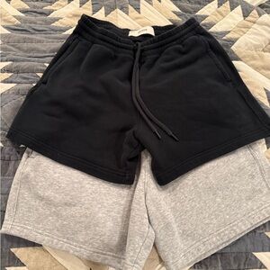 2 Pairs Hollister Sweat Shorts Size S